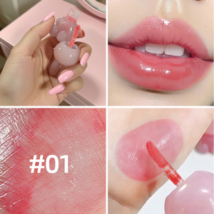 Portachiavi a forma di coniglio con lucidalabbra effetto specchio, idratante, in gel, a forma di bambola, portatile, per ragazze adolescenti, idea regalo. - Product Image 4