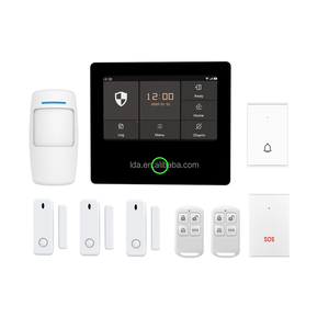 4.3 ''Màn hình cảm ứng đầy đủ chống kẻ xâm nhập thông minh báo động không dây được xây dựng trong còi báo động tuya wifi 4 gam tự động quay số An ninh nhà hệ thống báo động - Product Image 1