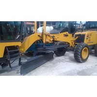 Niveleuse hydraulique GR100 à haute efficacité, rayon de braquage compact, adaptée aux sites de travail étroits