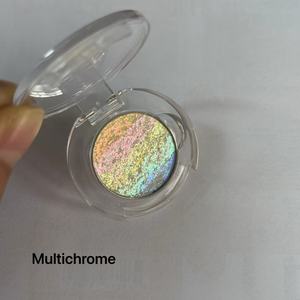 Meilleure vente surligneur personnalisé avec logo maquillage pour les yeux de fête maquillage pour le visage duochrome multichrome surligneur de fard à paupières arc-en-ciel - Product Image 4