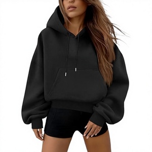 Custom Luxury Heavyweight Blank Hoodie Oversized Drop Shoulder Streetwear Hooded Sweatshirt Plain Fleece <b>Pullover</b> <b>Men</b> Women - Product Image 1