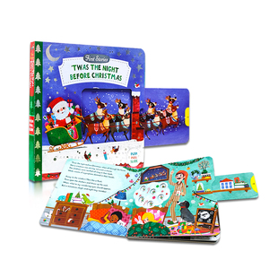 Regalo <span class=keywords><strong>de</strong></span> <span class=keywords><strong>Navidad</strong></span> directo <span class=keywords><strong>de</strong></span> fábrica para niños, Twas La noche antes <span class=keywords><strong>de</strong></span> <span class=keywords><strong>Navidad</strong></span>, libros <span class=keywords><strong>de</strong></span> cuentos para dormir, libro para niños - Product Image 1