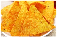 Machine industrielle à double vis en acier inoxydable pour la fabrication de chips de blé, de chips de maïs, de nachos frits et de tortillas pour les fabricants de produits alimentaires