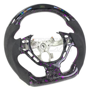 พวงมาลัยสปอร์ตสำหรับรถยนต์นิสสัน <span class=keywords><strong>GTR</strong></span> พวงมาลัยสปอร์ตหนังคาร์บอนไฟเบอร์จอแอลอีดีแสดงเป็นอุปกรณ์ตกแต่งภายในรถ Z34 370Z R35 - Product Image 3