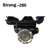 Lampe frontale LED tactique en alliage d'aluminium, rechargeable, à zoom télescopique, haute puissance, la plus brillante, longue portée, pour la vente en gros