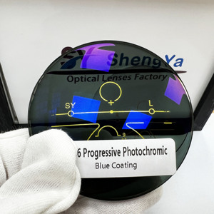 Lentes Progresivas Ópticas ShengYa 1.56 HMC, Lentes Fotocromáticas Progresivas, Lentes Ópticas Fotocromáticas en China - Product Image 1
