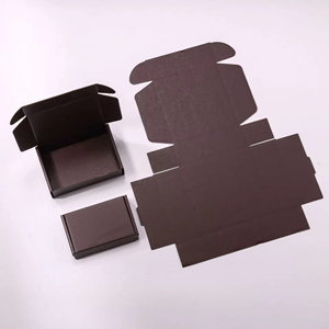 Boîtes rigides écologiques marron, résistantes, avec impression multicolore, forme personnalisable, en carton kraft, logo personnalisé - Product Image 5