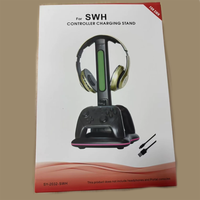 Support de charge RGB avec support pour casque, station d'accueil universelle pour manettes PS5/PS4/Xbox Series X/Switch Pro, chargeur à effet lumineux LED