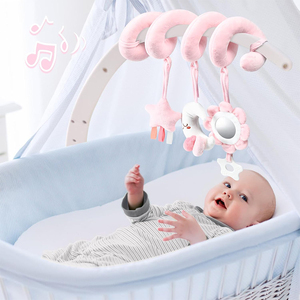 Juguete Colgante para Cuna y Cochecito de Bebé, con Espiral Suave, Espejo y Cintas Texturizadas, para Edades de 0 a 12 Meses, Venta al Por Mayor - Product Image 4