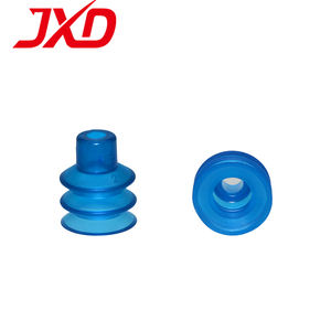 JXD FG18PVC-50 FG23PVC-50 SPB2-40-P Ventilador de silicone ondulado a vácuo de três camadas azul verde - Product Image 5