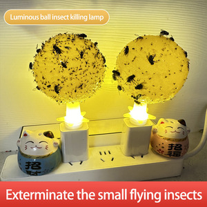 Trampas Luminosas Desechables, Trampas Adhesivas Esféricas de Plástico para <span class=keywords><strong>Mosquitos</strong></span> y Moscas, Trampa Adhesiva Sólida para Interiores y Exteriores - Product Image 5