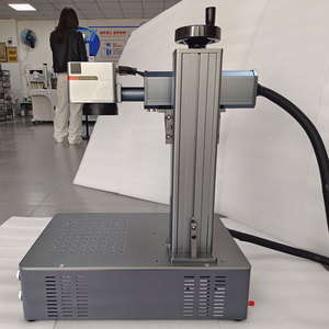 Fiber Laser Engraving Machine for Stone Metal <b>Rubber</b> <b>Plastic</b> 2.5D Deep Marking Serial Number With Rotary Axis High-Precision - Product Image 2