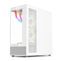 Most Popular Atx Gaming case Full View Glass case Computer Box for Pc with 10pcs RGB Fans Gaming Computer case