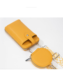 Outdoor Zipper <strong>Mobile</strong> Phone <strong>Bag</strong> One Size Shoulder Women's Style Faux Leather Phone Case <strong>Bags</strong> - Product Image 6