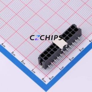 WB5557L-220C-0W Wire-to-Board Pin Header SMD,P=3mm Connector 2x11P 3mm Vertical Mount Micro-Fit (MX 3.0) - Product Image 1