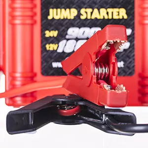 Démarreur de Voiture Portable 12/24 Volts 40000mAh <span class=keywords><strong>900</strong></span>/1800 AMP avec Lumière LED et Batterie Externe - Product Image 3