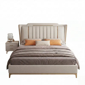 Base <span class=keywords><strong>de</strong></span> <span class=keywords><strong>Cama</strong></span> Tapizada Gris <span class=keywords><strong>de</strong></span> Lujo, Moderna con Cabecera Acolchada, para <span class=keywords><strong>Cama</strong></span> King o Queen - Product Image 2
