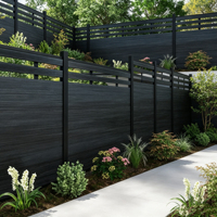 Panneaux de clôture murale extérieure en aluminium ventilés pour une intimité totale, décoratifs, anti-escalade, de sécurité, Australie, finition poudrée