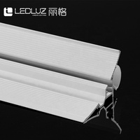 Profilé en aluminium LED mural pour éclairage indirect de plafond, canal de bande LED architectural commercial