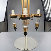 Ensemble de parfums en gros de qualité supérieure avec 6 distributeurs à pompe dorés pour les magasins et la vente au détail