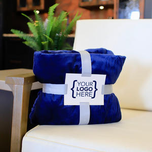 Manta de Franela <span class=keywords><strong>Sherpa</strong></span> al por Mayor, Doble Capa, Gruesa, para Invierno, Ultra Suave y Acogedora, para Sofá - Product Image 4