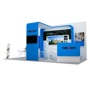 Tùy chỉnh 30 * 30ft Chất lượng cao bằng gỗ gian hàng cho thương mại cho thấy Modular và tái sử dụng triển lãm hiển thị đứng cá nhân - Product Image 3