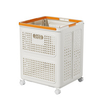 Panier à linge pliable extra-large en PP pour rangement de salle de bain, organisateur de vêtements sales, indispensable pour le rangement domestique
