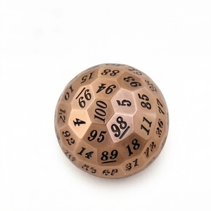 Nuevo Dado Esférico D100 de Metal Antiguo Personalizado 2026 con 100 Caras para <span class=keywords><strong>Dungeons</strong></span> and Dragons - Product Image 1