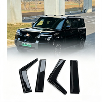 Deflectores de Viento para Ventanas de Acrílico, 4/6 Piezas, Protectores de Lluvia para Puertas, Aptos para BYD Leopard 7 / Ti7, Accesorios Exteriores
