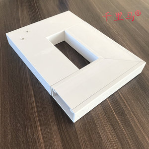 משלוח חינם תעלת כבלים מ-PVC 100*50 מגש כבלים מפלסטיק גדול בעבודת יד בהתאמה אישית אביזרים מיוחדים שטוחים תוצרת סין ללא - Product Image 4