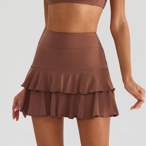 للبيع بالجملة تنورة تنس الريشة مزدوجة السلامة من الكشكشة تنورة نسائية <span class=keywords><strong>2</strong></span> في 1 سريعة الجفاف تنورة تنس جيب مضادة للرؤية - Product Image 5