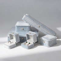 Boîtes cadeaux de luxe en velours pour bijoux avec boucle en perle, emballage de haute qualité pour ensemble de bijoux, boîte cadeau pour la Saint-Valentin