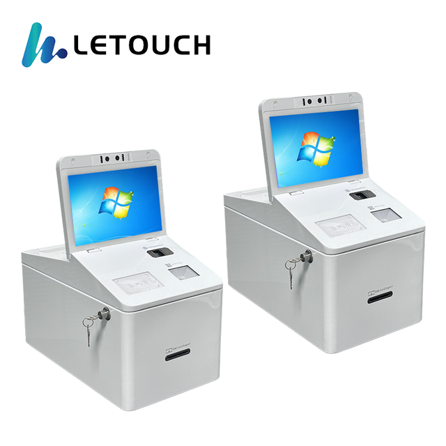 All in One Android POS Systems 10.1" Touch Screen NFC Payment QR Scanner Receipt Printer Card Dispenser Desktop