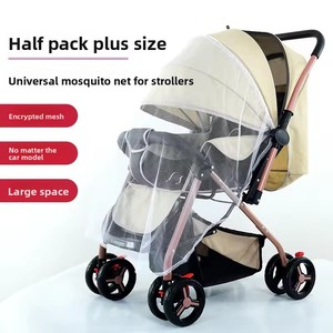 Zanzariera <span class=keywords><strong>Universale</strong></span> Economica Estiva Traspirante per Passeggino, Seggiolino Auto e Culla, Rete Protettiva Contro gli Insetti - Product Image 1