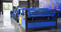 Machine de fabrication de conduits rectangulaires Anhui Preda Auto, très demandée, pour la fabrication de conduits d'air carrés HVAC, puissance 8,5 kW, garantie 2 ans