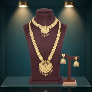 Wholesale Forming 14K 18K 24K Gold Filled Combo Necklaces Set, Fashion Jewelry Set, Traditional & Wedding Long Combo Jewelry Set - Product Image 5