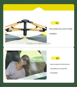 Dôme portable <span class=keywords><strong>2</strong></span> 3 4 personnes <span class=keywords><strong>camping</strong></span> en plein air léger plage familiale installation facile tente de <span class=keywords><strong>Camping</strong></span> Pop Up instantanée - Product Image 3