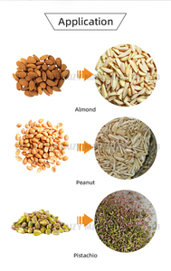 Machine à trancher les cacahuètes et les amandes en bandes en acier inoxydable, coupe-noix, machine à découper les noisettes - Product Image 2
