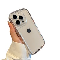 Coque de téléphone portable TPU Sublimation avec protection arrière améliorée pour iPhone 16 15 14 13 12 11 Pro Max