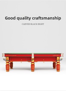 Luxury Solid Wood Billiard <strong>Table</strong>, Export Standard, China Manufacturer, Home/commercial, <strong>High</strong>-<strong>end</strong> Look, Durable - Product Image 4