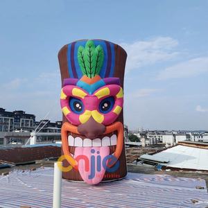 Totem <span class=keywords><strong>gonflable</strong></span> de <span class=keywords><strong>ballon</strong></span> de colonne mobile de lumière LED colorée d'usine pour la décoration publicitaire - Product Image 2