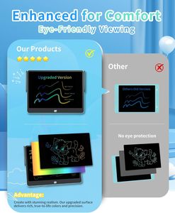 Rechargeable 16-<b>Inch</b> LCD Writing <b>Tablet</b> for Kids-Erasable Memo Pads Customizable 1 Year Warranty - Product Image 3