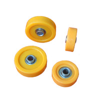 Rouleaux en plastique avec guide de roulement, 4 pièces, 48mm, 90126 90336 ergonomique