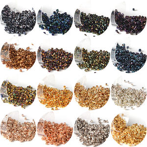 Cuentas de Cristal Japonesas JC Crystal, <span class=keywords><strong>Colores</strong></span> Metálicos, Cuentas de Cristal para Pulseras Doradas y Plateadas 11/0 <span class=keywords><strong>Miyuki</strong></span> - Product Image 1