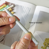 Stylos gel effaçables à l'encre thermosensible, design mignon kawaii sur le thème des animaux du zoo, pour étudiants