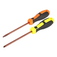 Dual Purpose Screwdriver Slotted and Phillips Tip S2 Alloy Steel Cushion Grip 4 5 6 8 Inch Long Blade Electrical Maintenance