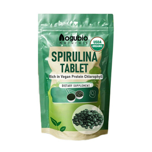 AOGUBIO Capsules de Spiruline et Chlorelle Bio OEM Vitamines Végétaliennes Protéines Superaliment Vert Capsules de Chlorelle Spiruline - Product Image 4