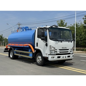 Camion à pompe à vide ISUZU 5m3 4x2 2500 gallons pour l'aspiration des eaux usées liquides - Product Image 2