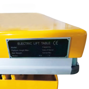 Sinolift HW से श्रृंखला सुपर बड़ी मेज बोर्ड इलेक्ट्रिक प्लेटफार्म लिफ्ट अधिभार संरक्षण समारोह के साथ - Product Image 6