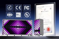 Table de DJ pliable à six volets avec écran LED intégré pour club musical